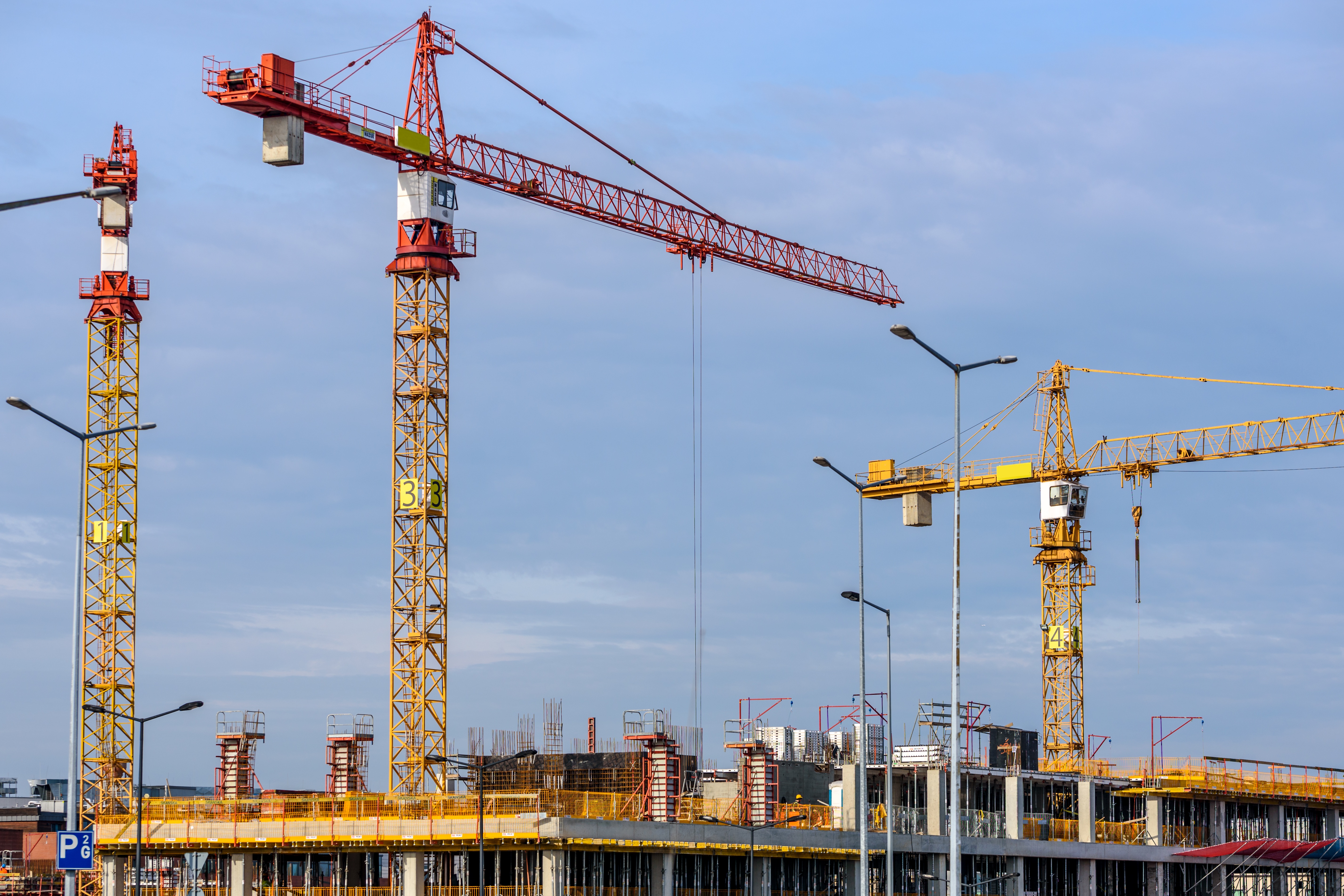 building cranes